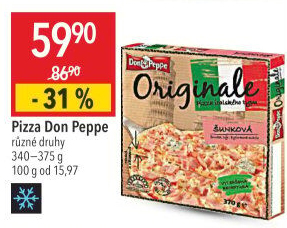 Pizza mražená Don Peppe