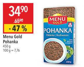 Pohanka Menu Gold