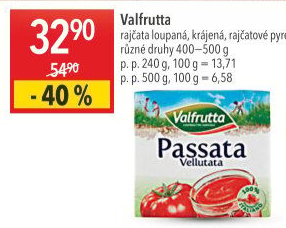 Pyré rajčatové Valfrutta