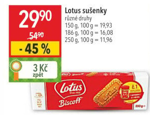 Sušenky Biscoff Lotus