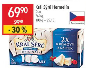 Sýr Hermelín Král sýrů