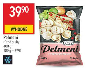 Těstoviny plněnémražené Pelmeni Povar