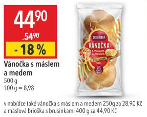 Vánočka máslová Dobrota