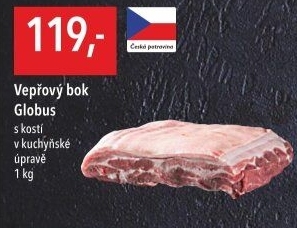 Vepřový bok s kostí Globus