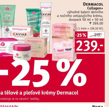 Balení krém denní a noční Collagen Plus Dermacol