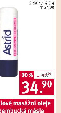 Balzám na rty Astrid