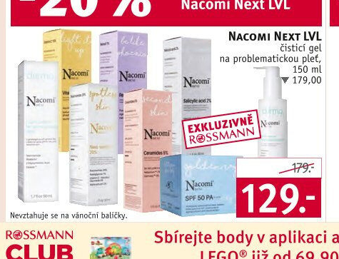 Čisticí gel Nacomi Next LVL