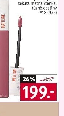 Tekutá rtěnka Superstay Matte Ink Maybelline