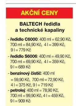 Baltech ředidla