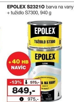 Barva na vany + tužidlo Epolex