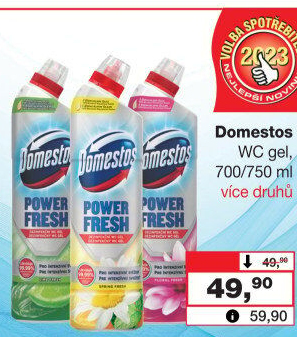Čistič WC gelový Domestos