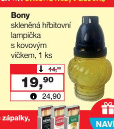 Lampa hřbitovní Bony