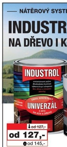 Nátěr na kov a dřevo Univerzál Industrol