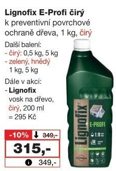 Ochrana dřeva Lignofix E-Profi Stachema