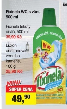 Čistič WC s vůní Fixinela