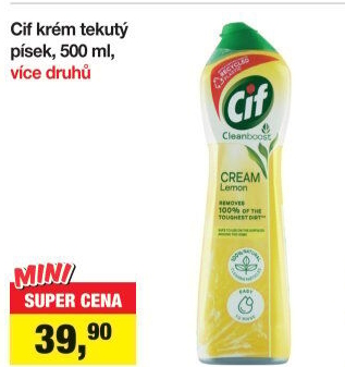 Krémový čistič Cif Cream