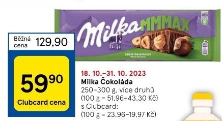 Čokoláda Milka