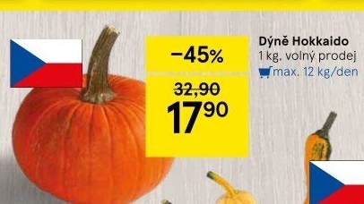Dýně Hokkaidó