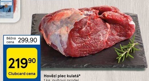 Hovězí plec kulatá - falešná svíčková