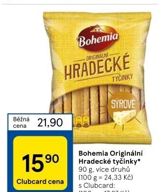 Hradecké tyčinky Bohemia