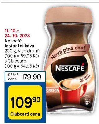 Instantní kávy Nescafé