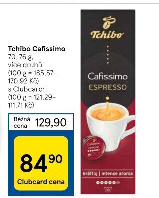 Kapsle Cafissimo Tchibo