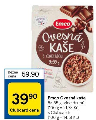 Kaše ovesná Emco