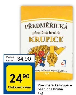 Krupice předměřická Mlýny J. Voženílek