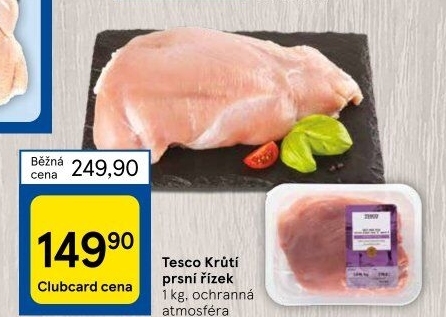 Krůtí prsní řízky Tesco