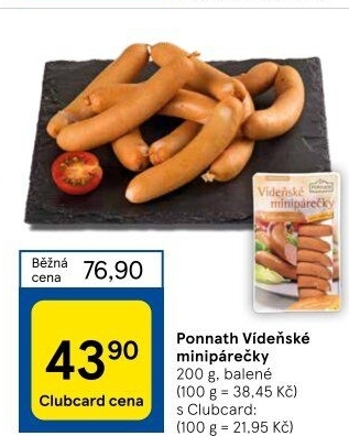Minipárečky vídeňské Ponnath