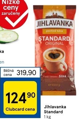 Mletá káva Standard Jihlavanka