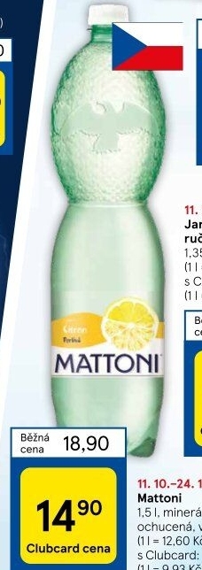 Ochucená voda Mattoni