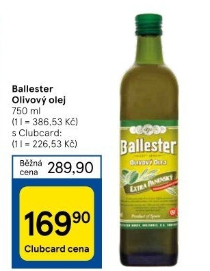 Olivový olej Ballester
