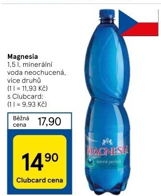 Přírodní voda Magnesia