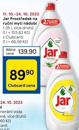 Prostředek na nádobí Jar