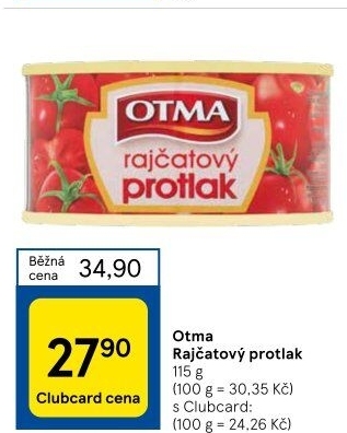 Rajčatový protlak Otma