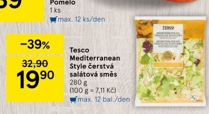 Salát Mediterranean Tesco
