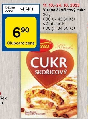 Skořicový cukr Vitana