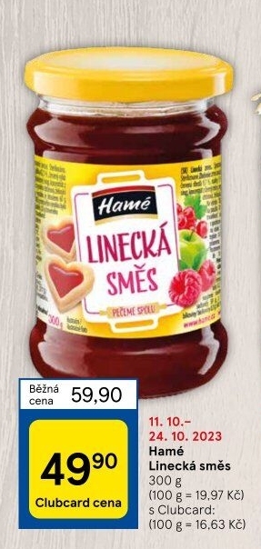 Směs ovocná linecká Hamé