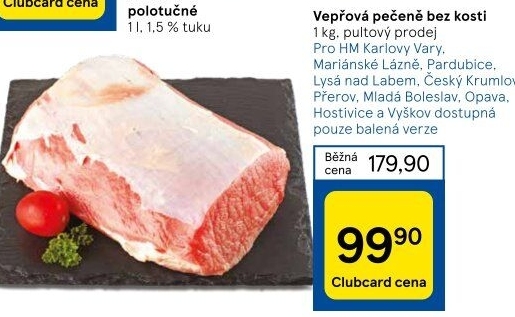 Vepřová pečeně bez kosti