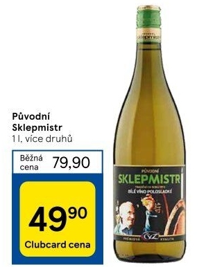 Víno Původní Sklepmistr ČVZ
