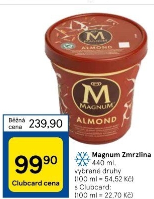 Zmrzlina v kelímku Magnum Algida