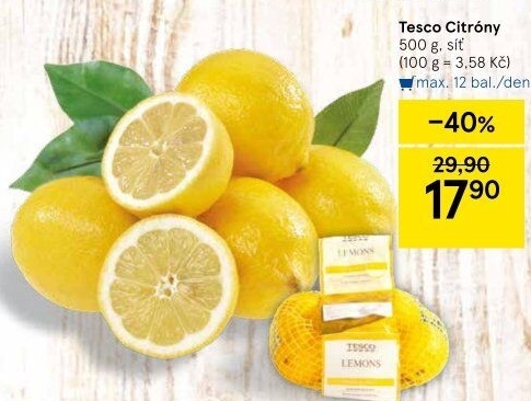 Citrony Tesco