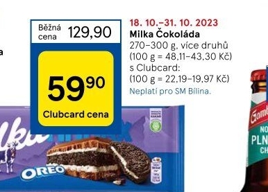 Čokoláda Milka