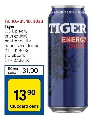 Energetický nápoj Tiger