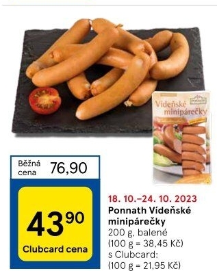 Minipárečky vídeňské Ponnath
