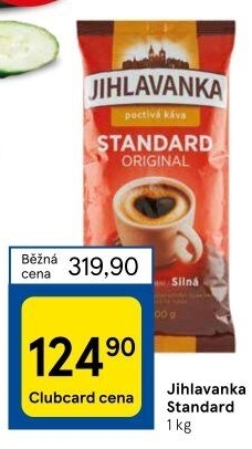 Mletá káva Standard Jihlavanka