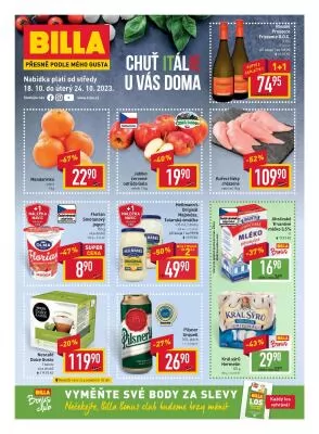 akční leták BILLA 18.10.2023-24.10.2023