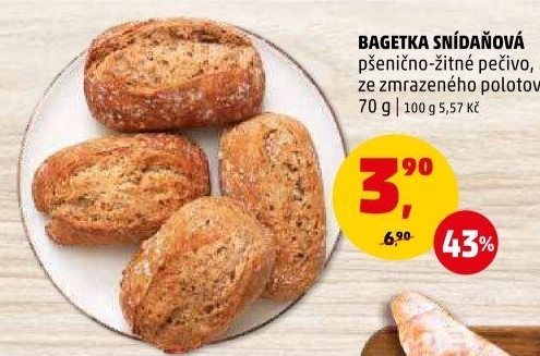 Bageta snídaňová