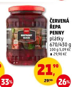 Červená řepa Penny